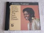ERNESTINE ANDERSON - When The Sun Goes Down CD (JAZZ) ZGAN, Ophalen of Verzenden, 1980 tot heden, Zo goed als nieuw, Jazz