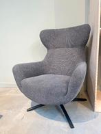 Bree's New World Layla Fauteuil, Donkergrijs, Ophalen, 75 tot 100 cm, Zo goed als nieuw, Stof