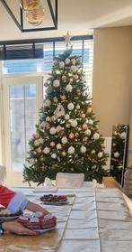 Grote set glazen kerstballen wit, koper mat en glanzend, Diversen, Kerst, Ophalen, Zo goed als nieuw