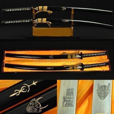 2 Scherpe samurai zwaarden - katana - sabel  - mes - dolk, Verzamelen, Militaria | Algemeen, Overige soorten, Zwaard of Sabel