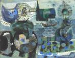 Ton Orth - Gouache op papier 1959, Antiek en Kunst, Ophalen of Verzenden