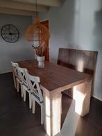 Eettafel +bank en stoelen, Huis en Inrichting, Gebruikt, Ophalen