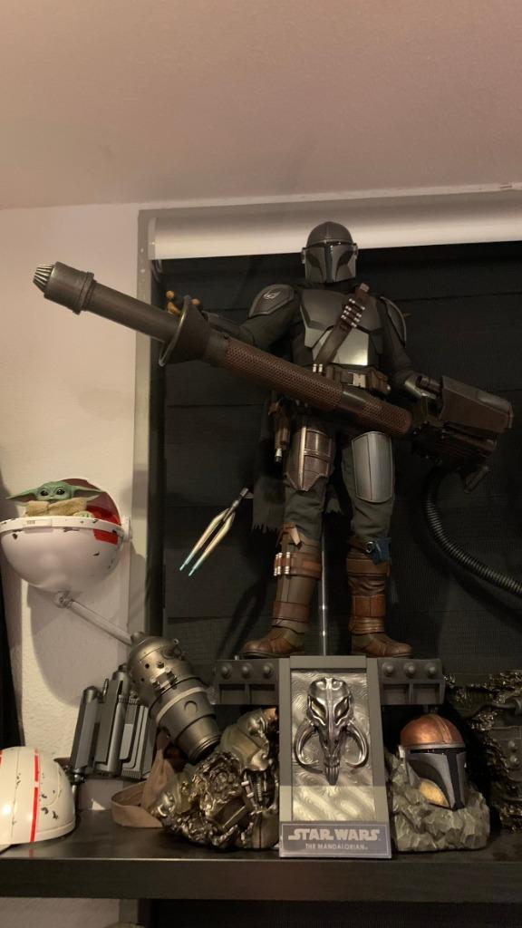Hot Toys Star Wars The Mandalorian QS017 Deluxe edition 1/4, Verzamelen, Film en Tv, Zo goed als nieuw, Actiefiguur of Pop, Ophalen of Verzenden
