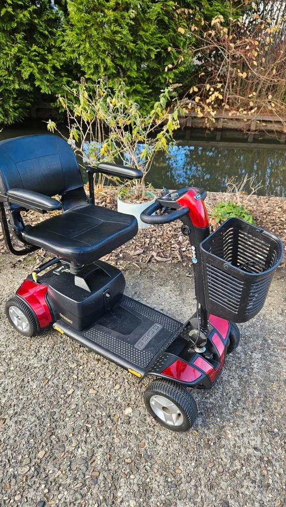 Pride GoGo kleine deelbare reis scootmobiel, Diversen, Rollators, Gebruikt, Opvouwbaar, Ophalen