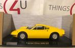 MCG 1:18 Ferrari Dino 246 GT geel nieuw in verpakking, Hobby en Vrije tijd, Modelauto's | 1:18, Nieuw, Overige merken, Ophalen of Verzenden