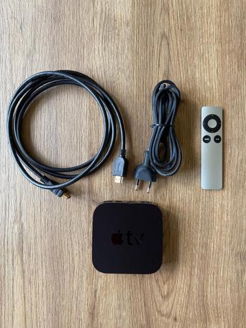 Apple tv 3e gen. incl. afstandsbed., netsnoer en HDMI kabel beschikbaar voor biedingen