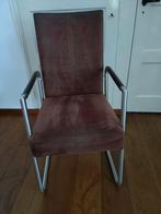 6 eetkamerstoelen, Huis en Inrichting, Stoelen, Ophalen, Gebruikt, Bruin, Leer