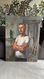 Portret van Jan 95x70cm olieverf op doek, Ophalen