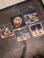 5 kerst kussen hoesjes 40x40 cm bod is voor 5 stuks mag, Ophalen of Verzenden, Zo goed als nieuw