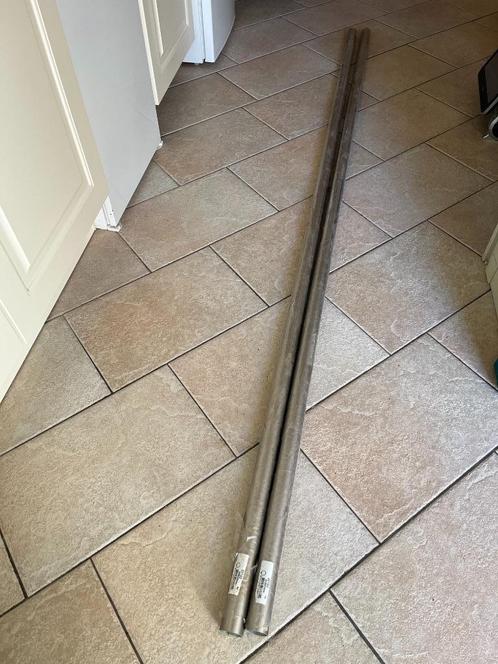 2x aluminium pijp , buis , buizen , pijpen . 45mm x 2700x2, Doe-het-zelf en Verbouw, Metalen, Aluminium, Ophalen