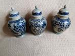 Drie Chinese dekselpotjes, Antiek en Kunst, Ophalen of Verzenden
