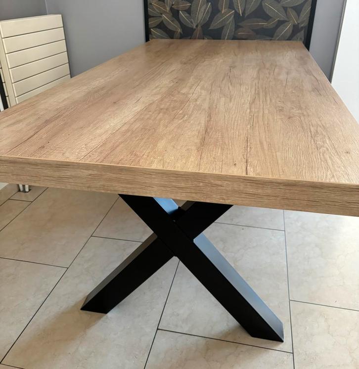 Eettafel, Huis en Inrichting, Tafels | Eettafels, Zo goed als nieuw, 50 tot 100 cm, 150 tot 200 cm, Vijf personen of meer, Rechthoekig