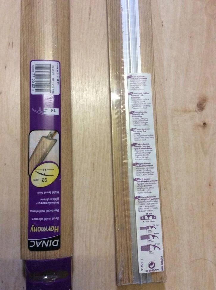 Nieuwe twee dorpels in verpakking, Doe-het-zelf en Verbouw, IJzerwaren en Bevestigingsmiddelen, Nieuw, Overige typen, Verzenden