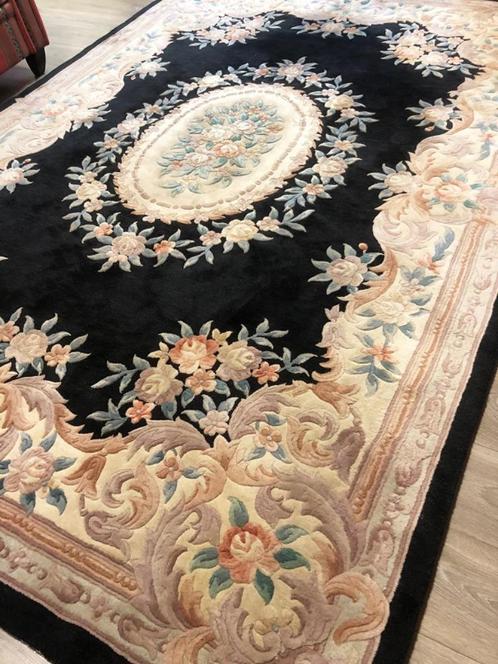 Handgeknoopt Chinees tapijt / vloerkleed wol 310x215 cm, Huis en Inrichting, Stoffering | Tapijten en Kleden, Zo goed als nieuw