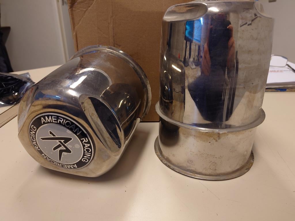 Velg Center Caps - American Racing, Auto-onderdelen, Banden en Velgen, Zomerbanden, Gebruikt, Ophalen of Verzenden