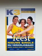 K3 - Feest handtekeningkaartje (2002), Kinderen en Baby's, Speelgoed | Overig, Nieuw, Jongen of Meisje, Ophalen of Verzenden