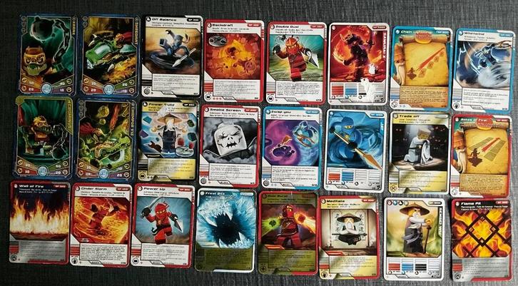 Lego Kaartjes NINJAGO 20x CHIMA 4x, Kinderen en Baby's, Speelgoed | Duplo en Lego, Gebruikt, Lego, Ophalen