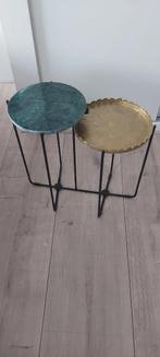 Bijzettafeltje. Hoogte 50cm. Breedte 55 cm., Huis en Inrichting, Tafels | Bijzettafels, Minder dan 55 cm, Rond, Zo goed als nieuw