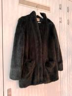 Costes Faux Fur Jas - Donkergroen - Maat M, Kleding | Dames, Verzenden, Gedragen, Maat 38/40 (M), Groen