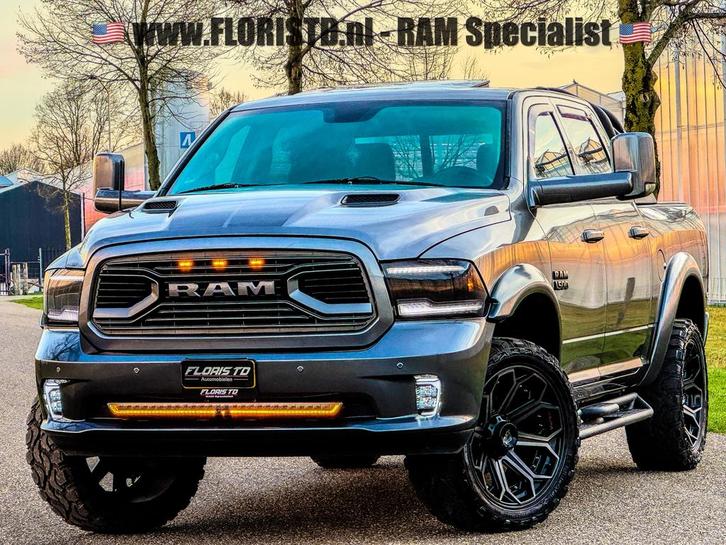 DODGE RAM 1500 5.7L HEMI 4X4 401PK*UNIEK*VERHOOGD*VERBREED*, Auto's, Dodge, Bedrijf, Te koop, RAM 1500, 4x4, ABS, Achteruitrijcamera