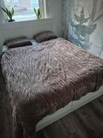 Zelesta geribbelde teddystof dekbed deken bruin 200x220 warm, Bruin, Tweepersoons, Ophalen of Verzenden, Deken of Dekbed