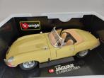 JAGUAR E TYPE GEEL CABRIOLET Bburago UIT JAREN 90, Ophalen of Verzenden, Nieuw, Auto, Bburago