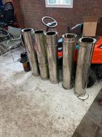 Isoduct Dubbelwandige kachelbuis, Ophalen, Zo goed als nieuw, Inbouwhaard, Houthaard