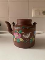 Authentieke Yixing Theepot met Vogelmotief, Antiek en Kunst, Ophalen of Verzenden