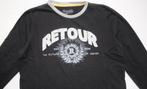 Shirt RETOUR zwart maat 14 / 164 (PIRIS), Jongen, Zo goed als nieuw, Shirt of Longsleeve, Retour