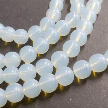 Streng 'flash' Opaliet Natuursteen kralen 8 mm   beschikbaar voor biedingen