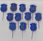 Verzameling Friesland Elfstedentocht speldjes Schaatsen, Verzamelen, Speldjes, Pins en Buttons, Gebruikt, Niet vindbaar, Niet vindbaar