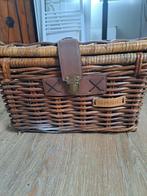 Basil Fietsmandje - Vintage Look, Fietsen en Brommers, Ophalen of Verzenden, Gebruikt, Fietsmand, Basil