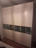 Mooie Witte Kledingkast met Schuifdeuren, Huis en Inrichting, Ophalen, Overige materialen, Gebruikt, 200 cm of meer