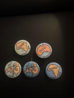 Vintage Babyderm Speldjes - Continenten Set, Verzamelen, Ophalen of Verzenden, Gebruikt, Merk, Speldje of Pin