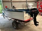 Open boot met Mercury 8.0 motor, Watersport en Boten, Ophalen, Gebruikt, Minder dan 10 pk, Tot 6 meter