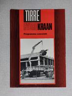 Brochure / Folder TIRRE Hydrokraan - PTB Groningen, Ophalen of Verzenden, Gelezen, Overige merken