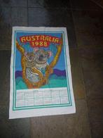 retro kalender uit 1988 (Australie), Overige typen, Ophalen of Verzenden