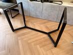 Metalen zwart onderstel tafel 140x70, Huis en Inrichting, Tafelonderdelen, Ophalen, Tafelpoot, 50 tot 100 cm, Zo goed als nieuw