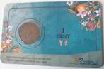 Wilhelmina 1 cent 1918 in coincard, Postzegels en Munten, Munten | Nederland, Verzenden, Koningin Wilhelmina, 1 cent, Losse munt