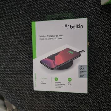 NEW!! Belkin BOOSTCHARGE Qi Draadloze oplader - 10W - Zwart beschikbaar voor biedingen