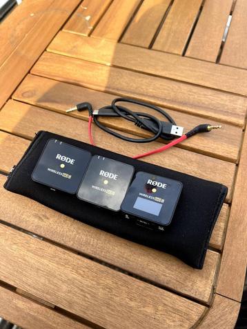 Rode Wireless GO II – Draadloze microfoonset met 2 mic beschikbaar voor biedingen