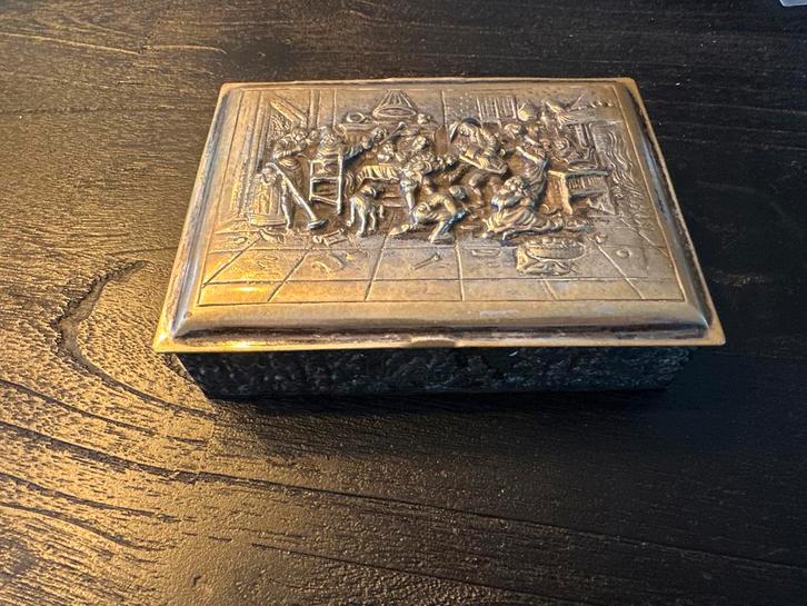 Antiek Sigarendoosje met Keurmerk, Antiek en Kunst, Antiek | Overige Antiek, Ophalen of Verzenden