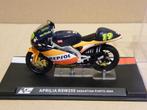 59834: Aprilia RSW 250 - Sebastian Porto - 2004 - Atlas 1:24, Hobby en Vrije tijd, Modelauto's | 1:24, Ophalen of Verzenden, Motor