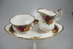 Mooi gaaf Royal Albert roomstel: Old Country Roses  England, Antiek en Kunst, Antiek | Servies los, Ophalen of Verzenden