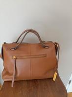 Smaak Amsterdam damestas camel van leer., Ophalen of Verzenden, Zo goed als nieuw, Bruin, Handtas