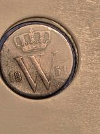Halve cent, 1851 Willem III., Postzegels en Munten, Munten | Nederland, Ophalen of Verzenden, Koning Willem III, Overige waardes