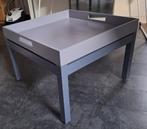 Houten bijzettafel of hoektafel met dienblad 65x65 70h - €9., Ophalen, Vierkant, 55 tot 75 cm, Zo goed als nieuw