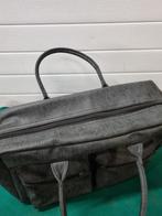 Handtas grijs met rits kunstleer, Sieraden, Tassen en Uiterlijk, Tassen | Damestassen, Ophalen of Verzenden, 'T Olde Gre-j, Info@toldegrej.nl