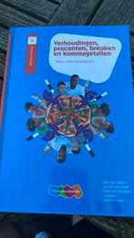 Verhoudingen, procenten, breuken en kommagetallen, Boeken, Schoolboeken, Ophalen of Verzenden, Zo goed als nieuw, Jos van den Bergh; Ortwin Hutten; Marc van Zanten; Petra van ...