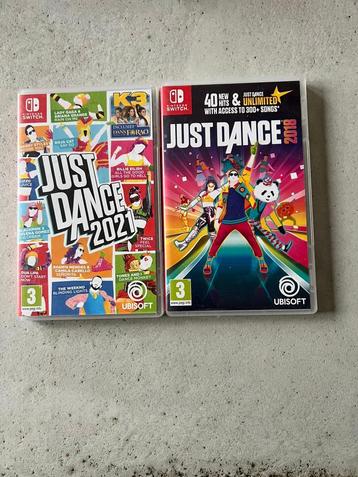 Just dance 2021 en 2018 nintendo beschikbaar voor biedingen
